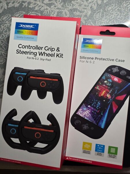 switch2 ジョイコンハンドルカバー 本体シリコンカバー 包装抜き フィルムおまけ