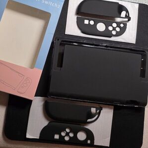 switch2 本体ケース 本体ジョイコンカバー 高品質全面保護 フィルムおまけ