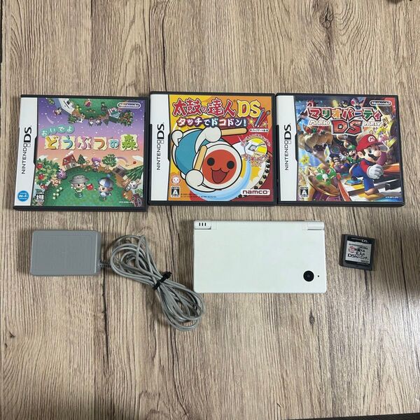 DSi 本体 どうぶつの森 太鼓の達人 マリオパーティ脳を鍛える大人のDSトレーニング