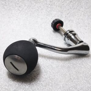 ダイワ アブガルシア用 カスタム パワーハンドル 折りたたみ式 シルバー スピニング リール DAIWA