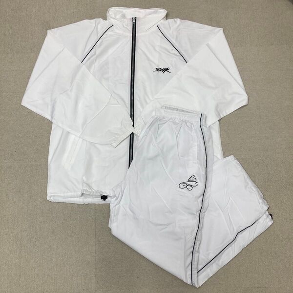 新品 訳あり School of Hard Knocks ジャージ 上下セット 3Lサイズ メンズ ホワイト