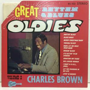 ★ブルース240313即決 CHARLES BROWN Great Rhythm & Blues Oldies Volume 2 チャールズ・ブラウン USオリジナル Shuggie Otis 