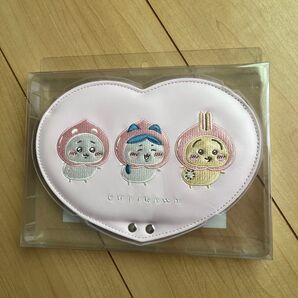 ちいかわ ハート型ファブリックミラー