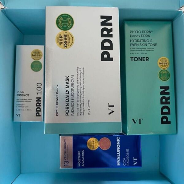 VT PDRN 4点セット トナー250ml 100セラム30ml デイリーマスク30枚 ヒアルロニックセラム 30ml