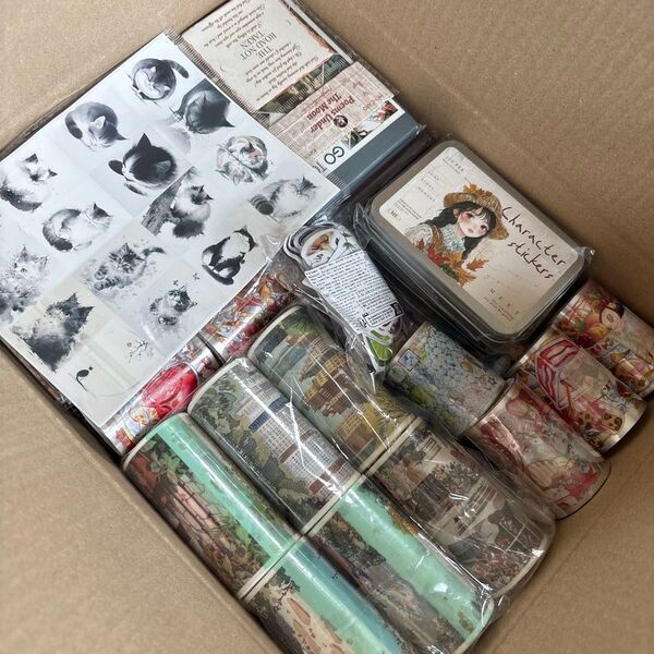 コラージュ 80サイズ 断捨離 セット まとめ 素材 日記 紙もの おすそ分け