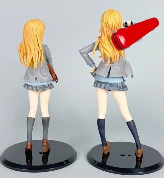 四月は君の嘘 宮園かをり フィギュア 1/8スケール塗装済完成品 海外限定フィギュア2体セット 新品未使用