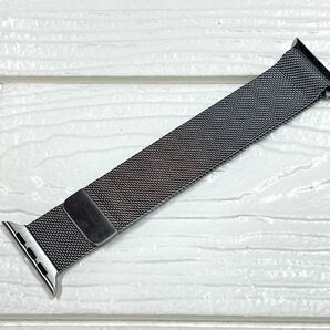 Apple watch 正規品 ミラネーゼループ シルバー ステンレススチール 46mm 45mm アップルウォッチ 純正品 ③