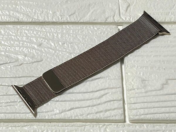 Apple watch 正規品 ミラネーゼループ ゴールド ステンレススチール 46mm 45mm アップルウォッチ 純正品