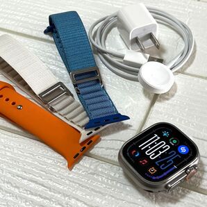 Apple Watch ULTRA チタニウム 49mm アップルウォッチ ウルトラ GPS Cellular 新品バンド付き