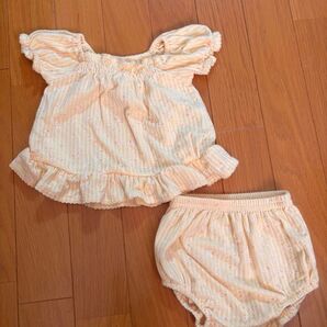 ベビー服 セットアップ 花柄