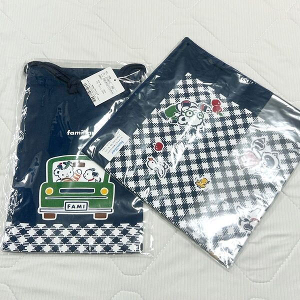 新品 未使用 ファミリア familiar ランチクロス 巾着 セット