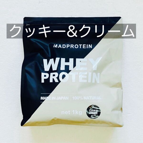 マッドプロテイン クッキー&クリーム 1kg ホエイプロテイン
