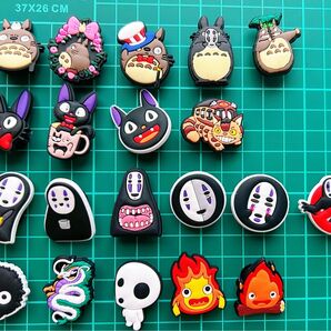 【新品未使用】クロックス用 ジブリジビッツ 20個セット サンダルアクセサリー 1点もの