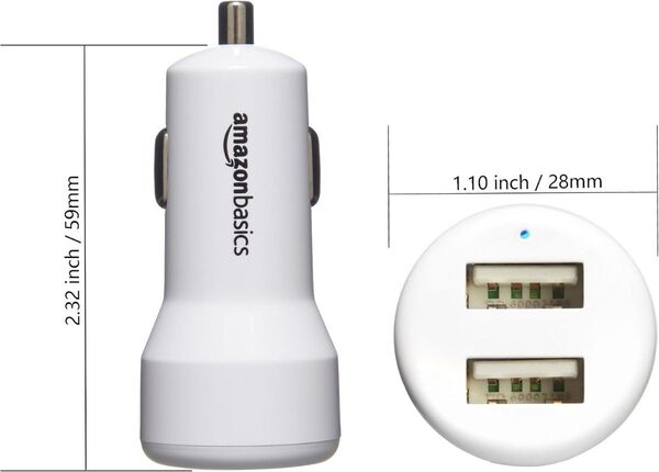 シガーソケット カーチャージャー 車載充電器 USB 2ポート