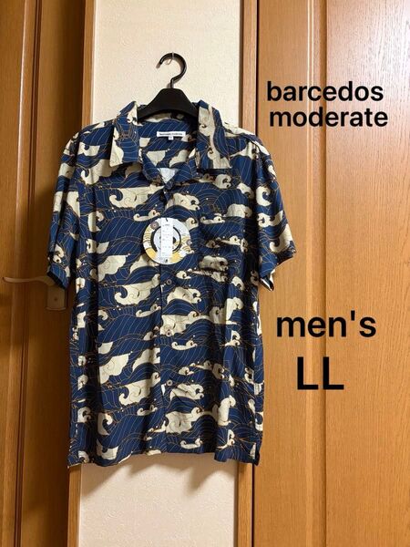 barcedos moderate メンズ アロハシャツ LLサイズ 和柄 未使用 送料込み