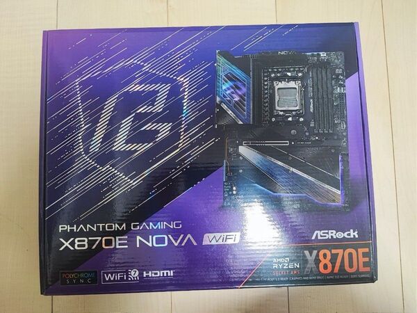 ほぼ未使用 ASRock X870E Nova WiFi マザーボード AM5