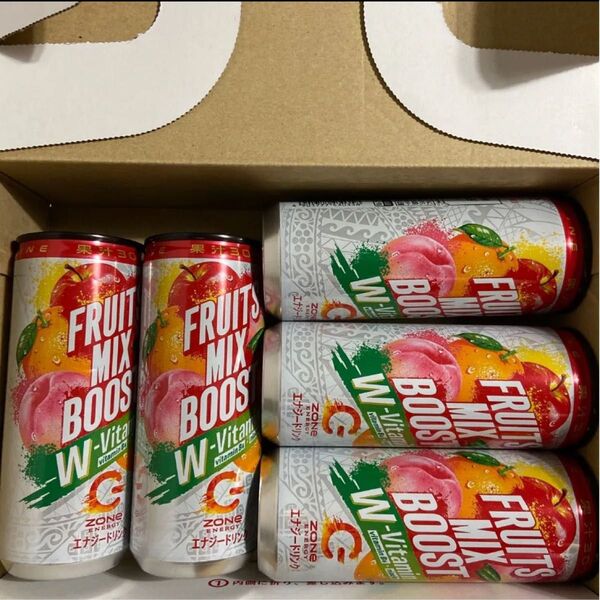 ZONe ENERGY FRUITS MIXBOOST PEACH フルーツミックスブースト ピーチ 5本 セット
