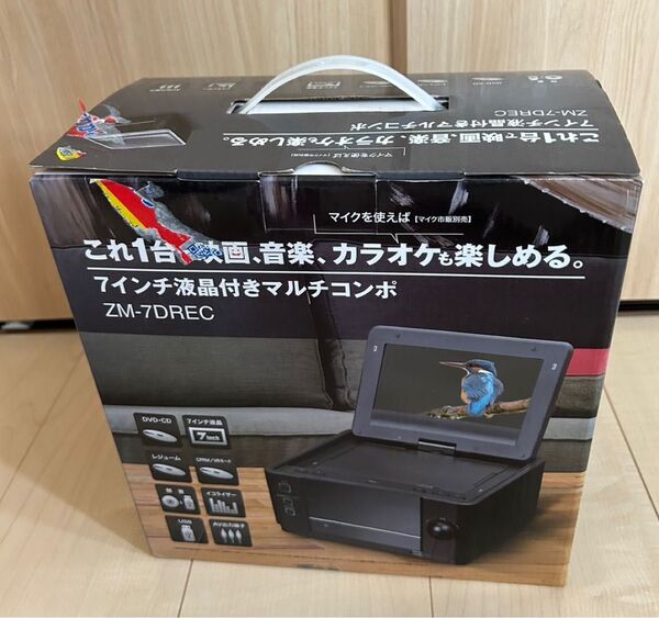レボリューション 7インチ液晶付きマルチコンポ ZM-7DREC