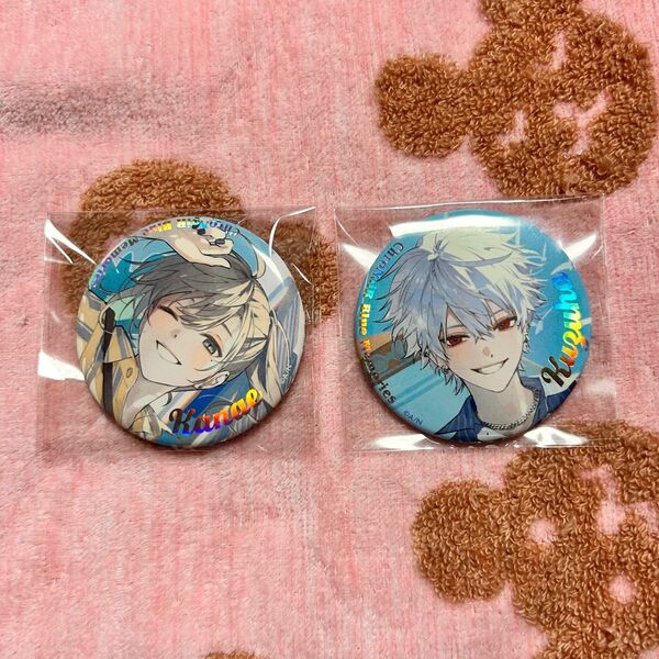 にじさんじ Blue Memories 缶バッジ 葛葉 叶 ChroNoiR