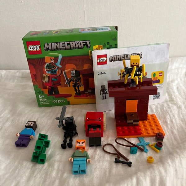 LEGO レゴ 21266Minecraft ネザーの溶岩バトル マインクラフト マイクラ