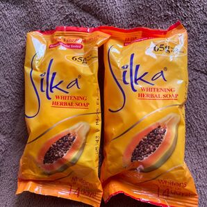 Silka パパイヤ石鹸 65g×2個セット
