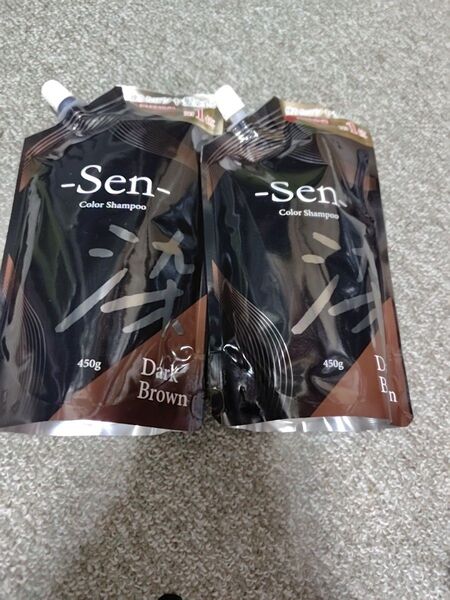 ピコモンテ Sen せん カラーシャンプー ダークブラウン 450g×2個セット