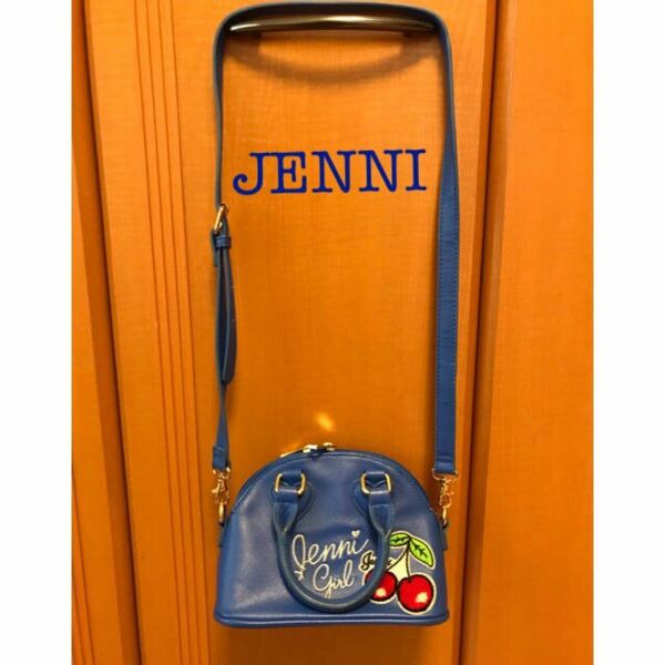 【JENNI／ジェニィ】ショルダーバック／ハンドバッグ　2WAY ブルー　女の子