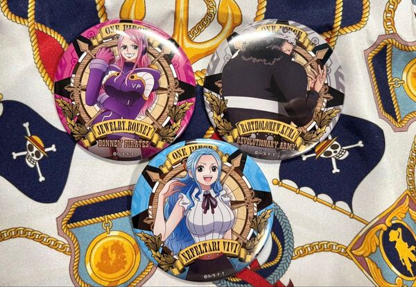 ONEPIECE アルティメットクルー第9弾ドでか缶バッジ ボニー・くま・ビビ