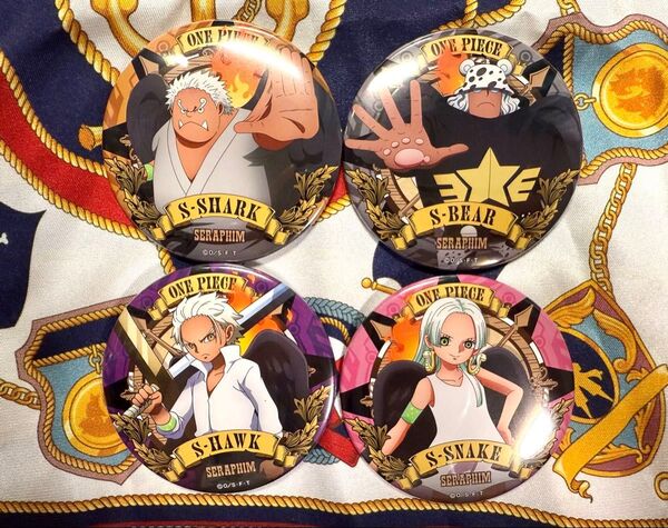 ONEPIECE アルティメットクルー第9弾 ドでか缶バッジ 4個セット セラフィム
