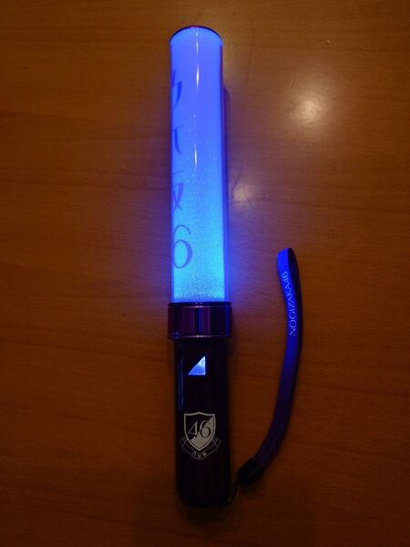 乃木坂46 スティックライト neo II 11colors 新型 ペンライト 開封品 センター文字ズレ 美品