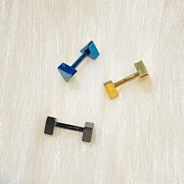【新品】サージカルステンレス ピアス 16G アレルギー対応 ファインスチール