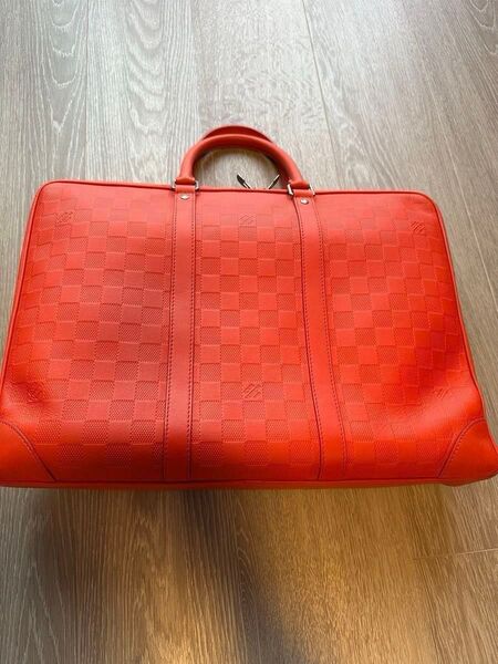 美品 送料込み ルイヴィトン ビジネスバッグ ダミエアンフィニ ポルトドキュマン・ヴォワヤージュ N41143 ビジネスバッグ