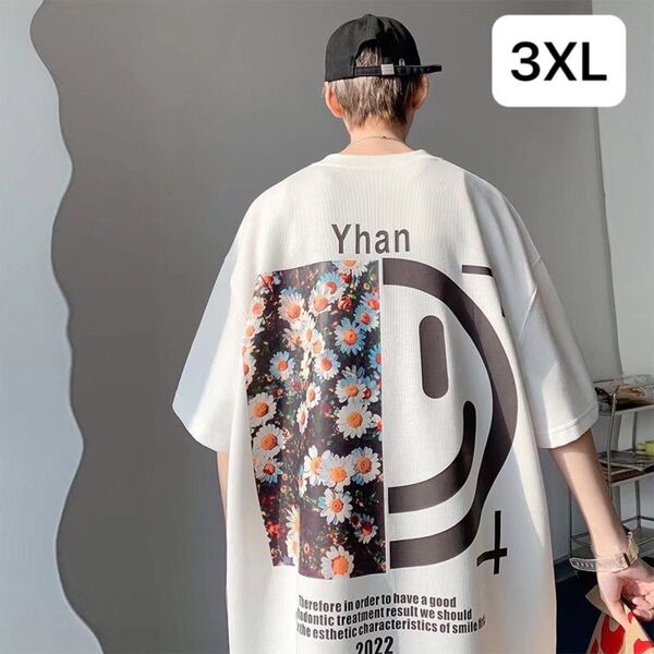 JUAS029メンズ tシャツ ティーシャツ 韓国風 五分丈袖 丸首 大きいサイズ ゆったり 英文字 夏