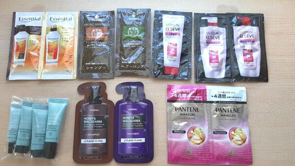 新品 ヘアケアサンプルセット スカルプソリューション クンダルH&Mシャンプートリートメント AVEDA