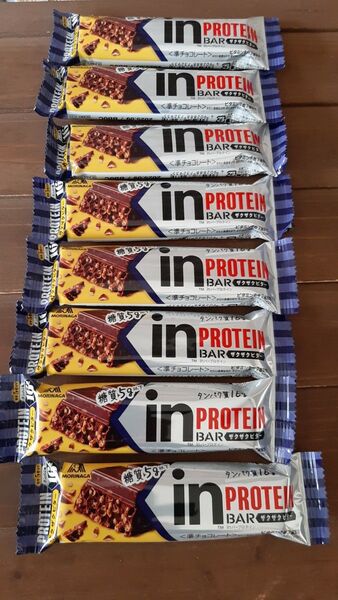 森永 inバー inバープロテイン ザクザクビター ×8本セット プロテイン#プロテインバー#森永#チョコ#たんぱく質