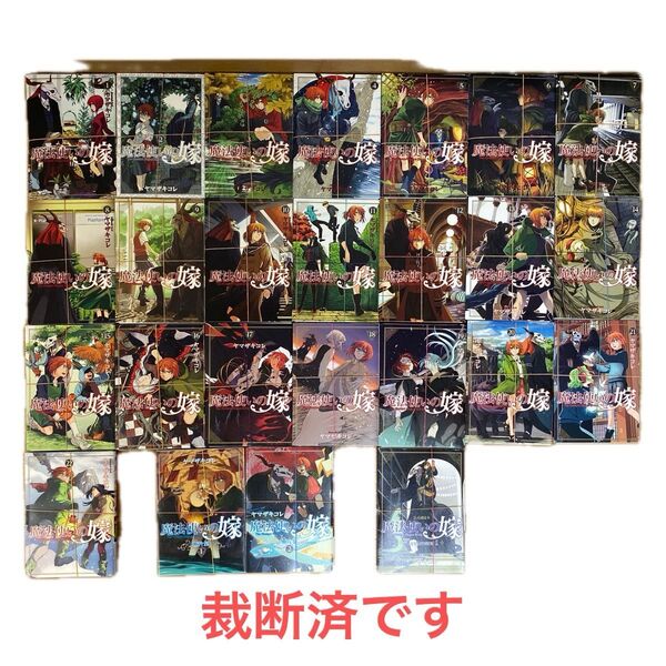 魔法使いの嫁全巻(01〜22巻)+おまけ3冊(断片集1.2とsupplement1)セット【裁断済】