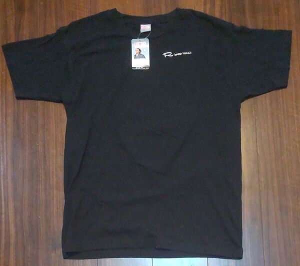 Tシャツ 黒 バックプリント有【坂本龍馬】 メンズ L 胸囲 96~104cm 未使用品 長期自宅保管品