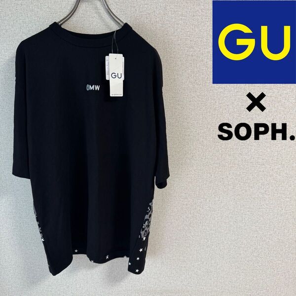 【GU ×SOPH.】新品タグ付き!コラボTシャツレオパード柄 Mサイズ