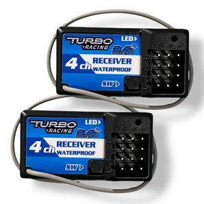 【2個セット】ターボレーシング 2.4GHz RX41 レシーバー 受信機のみ (新品・未使用)