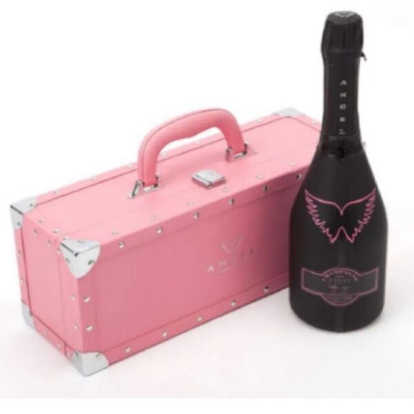 ANGEL CHAMPAGNE エンジェル ヘイロー シャンパン ピンクシャンパン 専用ケース付き 空瓶 空箱