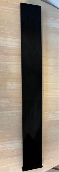 山崎実業 tower 棚付き伸縮排気口カバー タワー ブラック 黒 75cm
