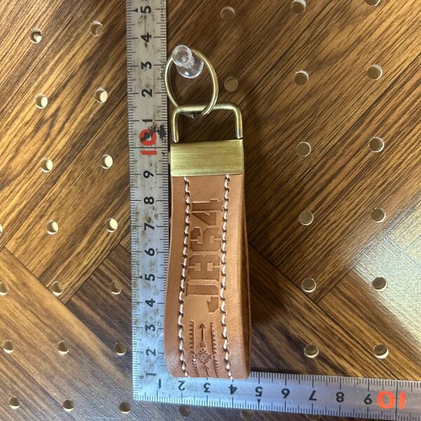 ジムニーjb64キーリングホルダーキーホルダー【栃木レザーヌメ革レザークラフト】