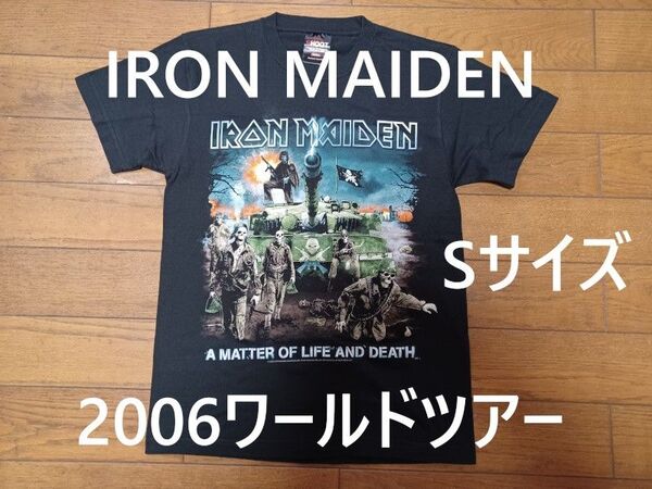 IRON MAIDEN ツアー Tシャツ Sサイズ 2006ワールドツアー 黒