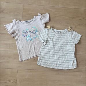 futafuta☆Sunny River 女の子 Tシャツ 2枚セット110