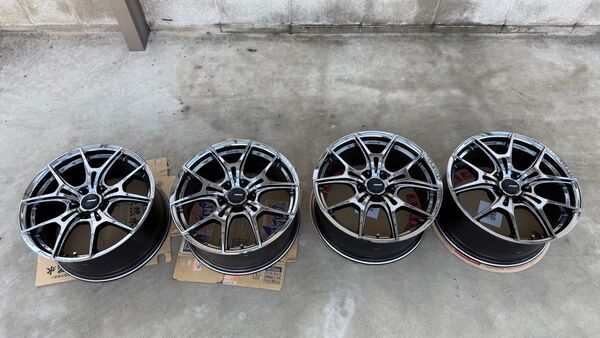 4本18インチ 8.5J 5/114.3 RAYS レイズ gramLIGHTS 57FXZ グラムライツ 57FXZ