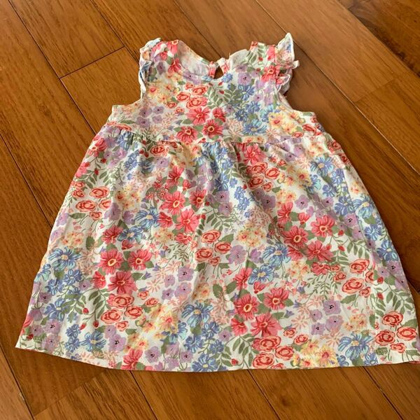 女の子 小花柄 ワンピース 70-80サイズ ベビー H&M 夏服