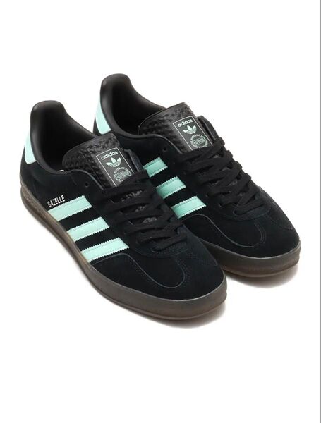 adidas GAZELLE INDOOR CORE BLACK/CLEAR MINT/GUM