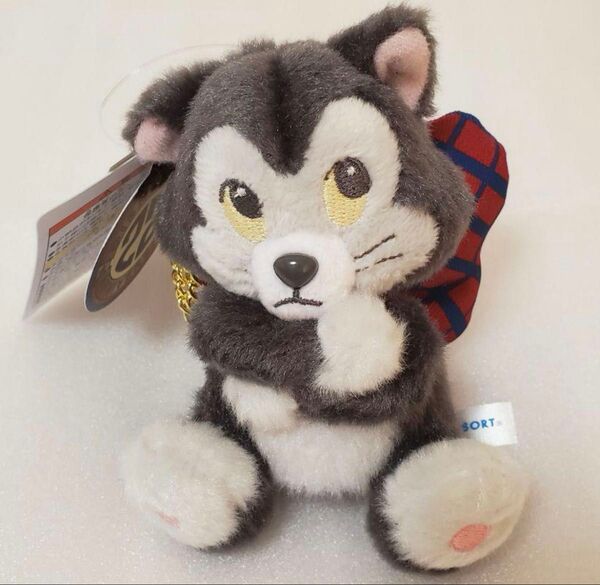 ディズニーシー フィガロぬいぐるみチャーム キーホルダー 22周年