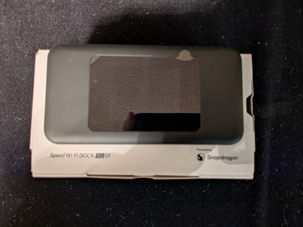 【新品未利用品】Speed Wi-Fi DOCK 5G 01 ブラック 未使用 UQモバイル