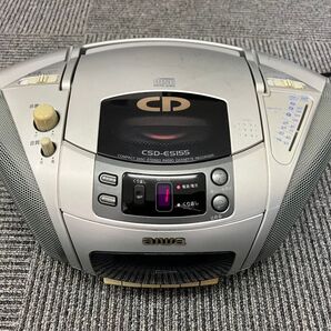 aiwa CDラジカセ CSD-ES155 シルバー